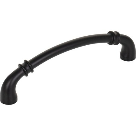 Jeffrey Alexander 128 mm Center-to-Center Matte Black Marie Cabinet Pull 445-128MB